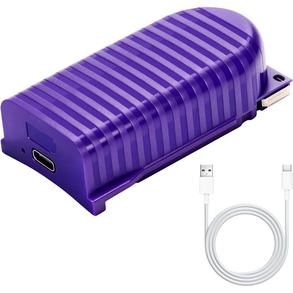 Rechargeable Battery for PowerMop, 3.7V 2.5Ah Lithium-Ion Replacement Battery Pack with USB Charging Cable, Reusable Eco-Friendly Power Source for Continuous Cleaning