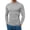 Gray, variant on Men Compression Long Sleeve Shirts, Mock Neck Quick Dry Athletic Base Layer Top, Mesh Breathable Side Panel Slim Fit Tee for Running, Gym Blue M(M)