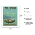 thumbnail image 2 of Extreme Orient (The Far East) - France - Vintage Airline Travel Poster by Vincent Guerra c.1950s - Bamboo Fine Art 290gsm Paper (Unframed) 17x22in, 2 of 4