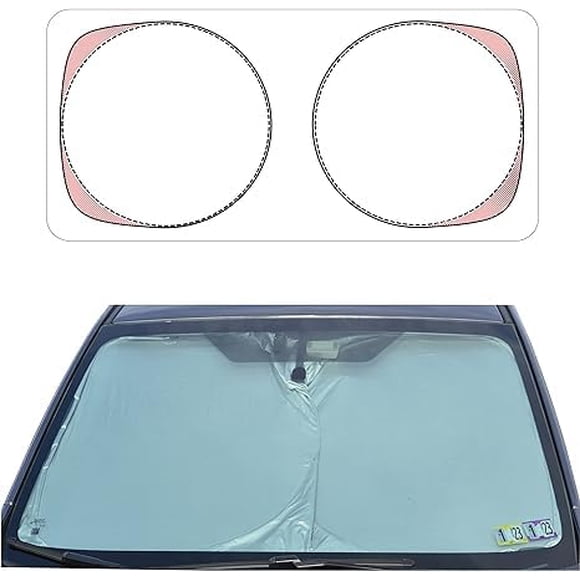 Parasol Para Parabrisas De Coche Con Bolsa De Almacenamiento De A1 Parasol Plegable Para Automóvil, Camión, Suv, Protector De Ventana Frontal, Protector De Visera Para Accesorios Interiores Para Calor