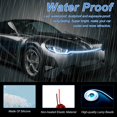 thumbnail image 4 of PENGXAING 2Pcs Car Hood LED Light Strip Flexible 12V Car Decorative Light Bar Waterproof Auto Daytime Running Light Strips, 4 of 9