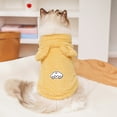 thumbnail image 6 of FeiFu Winter Pet Hoodie with Ears Fleece Lined Warm Dog Sweatshirt Soft Comfortable Cold Weather Clothes for Puppy Kitten Outdoor Walking, 6 of 6