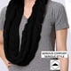 thumbnail image 3 of Bufanda de lana de dos círculos con cuello de punto para mujer cálida y gruesa para otoño e invierno, 3 of 8