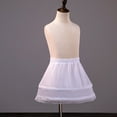 thumbnail image 6 of ROZYARD Girls Petticoat Underskirt with Lace Hem 2 Hoops Slip Short Crinoline 1-9 Years, 6 of 10