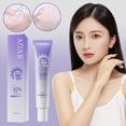 thumbnail image 2 of ZOUBAOQ Base de Maquillage 45g Tenue Toute la Journée Base de Maquillage Non Transférable Extrait de Plante Crème Isolante Infusée Résistante à la Transpiration Hydratante en Tube Crème Naturelle Débutant, 2 of 8