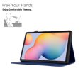 thumbnail image 5 of GSFY Case for Samsung Galaxy Tab S6 Lite 10.4, Smart Premium PU Leather Wallet Stand Protective Shell with Stylus Holder Auto Sleep Wake for Samsung Galaxy Tab S6 Lite 10.4 2024/2022/2020, Dark Blue, 5 of 7