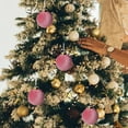 thumbnail image 4 of 12X Velvet Christmas Balls Christmas Tree Hanging Ornaments Xmas Tree Hangi GXK, 4 of 9