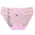 thumbnail image 1 of Braguitas sexy de encaje con cintura baja para mujer: diseño con cinturón fino hueco, tallas M-XL con cintura/longitud: ropa interior cómoda para el día a día/sexy, 1 of 3