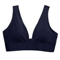 thumbnail image 5 of bnaln Push Up Bras for Women No Underwire Brassiere V Neck Inbarely Bra Gathering Cup Bralettes Sport Yoga Vest Comfortable Camisole Everyday Underwear, 5 of 7