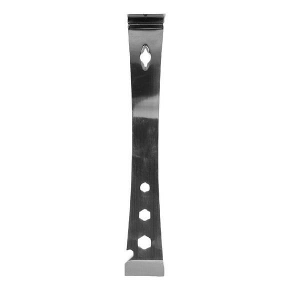 Scraper Pry Tool, Sturdy Rustproof Stainless Steel Multifunctional Mirror Polishing Flat Crowbar 3 Nut Holes for Baseboard Trim Pull