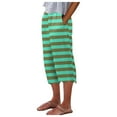 thumbnail image 1 of YDLCAFD Womens Solid Color Pocket Straight Tube Loose Stretch Pants Color Contrast Pants, 1 of 5