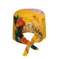 thumbnail image 2 of Kdxio The Chicken Family Pattern Turban Hat for Women Men Comfortable Adjustable Cleaning Working Cap with Sweatband, 2 of 8
