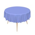 thumbnail image 6 of Tchckioa Solid Color Round Waterproof Tablecloth,Sky Blue Table Cloth Cover for Banquet Restaurant Home Decor,70 Inch, 6 of 6