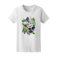 thumbnail image 2 of Fox Watercolor Forest Nature T-Shirt Women -Image by Shutterstock, Female Medium, 2 of 4