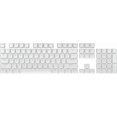 thumbnail image 1 of Corsair PBT Double-Shot Pro Keycap Mod Kit – Double-Shot PBT Keycaps – Arctic White – Standard Bottom Row – Textured Surface – 1.5mm-Thick Walls – O-Ring Daeners, 1 of 5