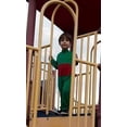thumbnail image 5 of Strip-Proof Toddler Romper with a Back Zipper in Green/Red, 5 of 7
