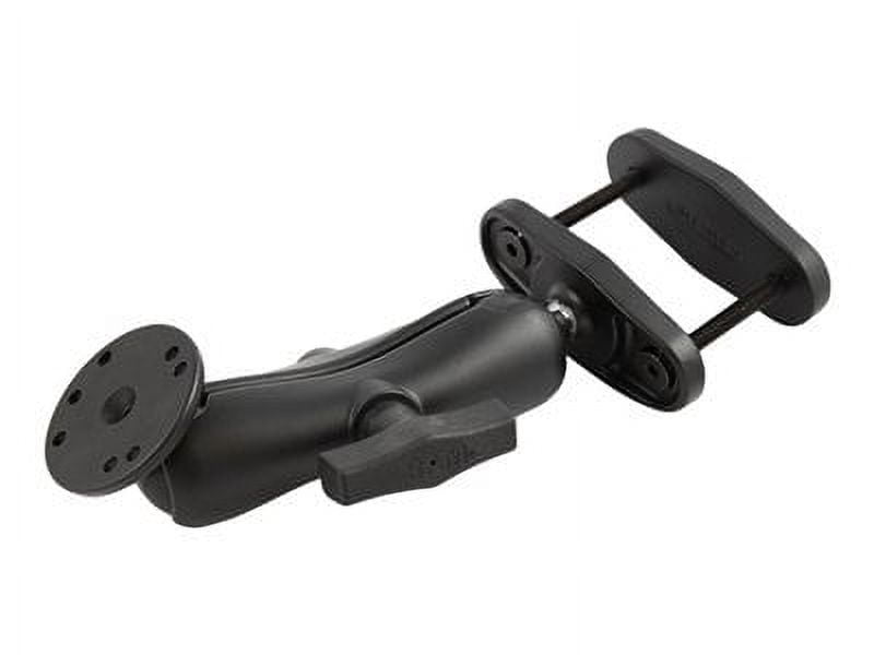 RAM-101U-247-25 RAM Mounts 2.5" Max Width Clamp Mount with C Size 1.5" Ball Double Socket Arm & 2.5" Round Plate AMPs Hole Pattern