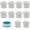 White, variant on Salate 10PCS 1 Inch Male Thread to 3/4 Inch Female Threaded PVC Pipe Fittings, Reducer Bushing PVC Pipe Fittings Adaptor Coupling for connecting pipe, White
