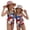 Royal Blue(American Flag Floral Print), variant on Swimsuit for Child Girls Size 7-8 One Piece Swimsuit Summer Patriotic American Flag Floral Print Swimsuits Swimming Sleeveless Beach Vacation Freedom Cute Bathing Suits Royal Blue 7-8 Years