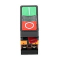 thumbnail image 1 of Interruptor pulsador doble AS‑22N con luz LED, sin contacto NC, botón momentáneo de encendido y apagado (24 VCC), 1 of 14