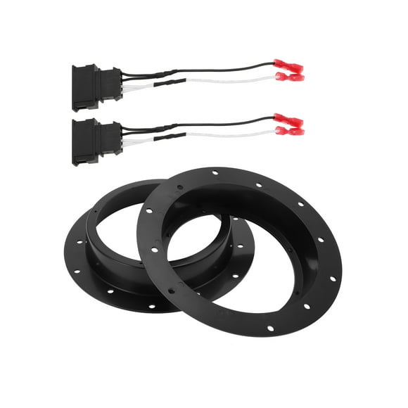 Anillo espaciador de altavoz Unique Bargains, adaptador de altavoz tweeter para Volkswagen, 2 juegos
