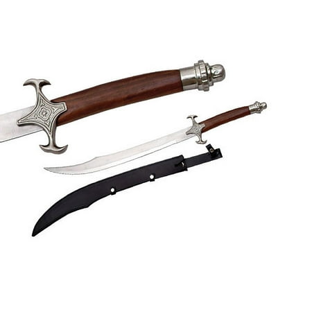 30" Brown Wood Handle Scimitar