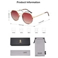 thumbnail image 5 of Gafas de Sol SOJOS Polarizadas Redondas Poligonales para Mujeres/Hombres SJ1157, 5 of 5