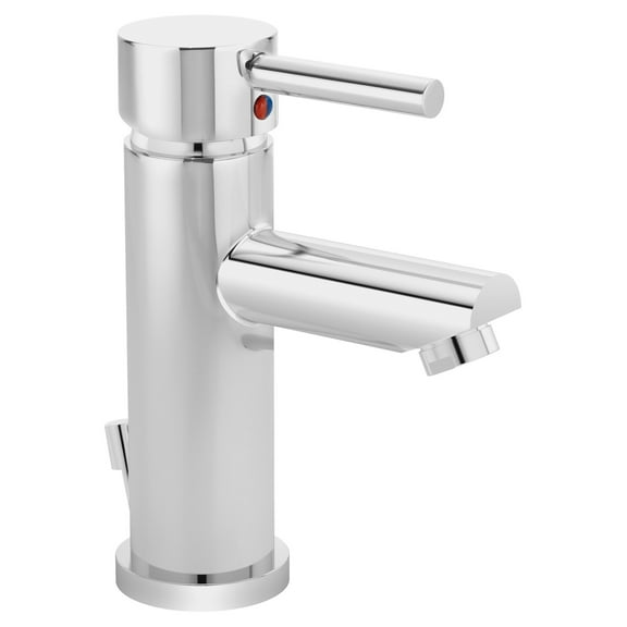 Dia Single Hole Single-Handle Bathroom Faucet with Drain Assembly in Polished Chrome (2.2 GPM)
