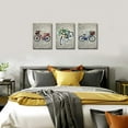 thumbnail image 6 of Black and white bicycle inspirational Canvas Wall Art for Living Room Bedroom Decoration,Bathroom Wall Decor 3 Piece Home Decoration Watercolor painting office decor Wall Painting mural Artwork, 6 of 6