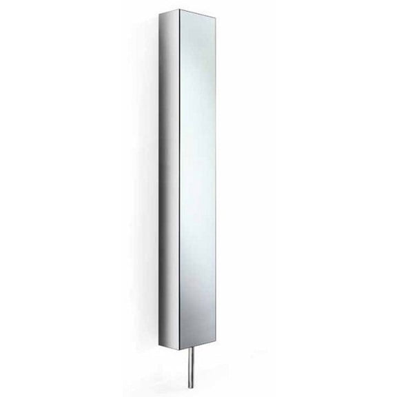 Ws Bath Collections Pika 51506 Pika 63" Single Door Revolving Mirrored Medicine Cabinet -