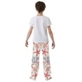 thumbnail image 4 of FORMRS Boys Pajama Pants with Pockets Size 6-8Y Kids Lounge Sleep Bottoms, Starfish Seashell, 4 of 8