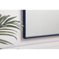 thumbnail image 5 of Home Decorative Modern Metal Frame Rectangle Mirror 20" X 36" - Blue, 5 of 7