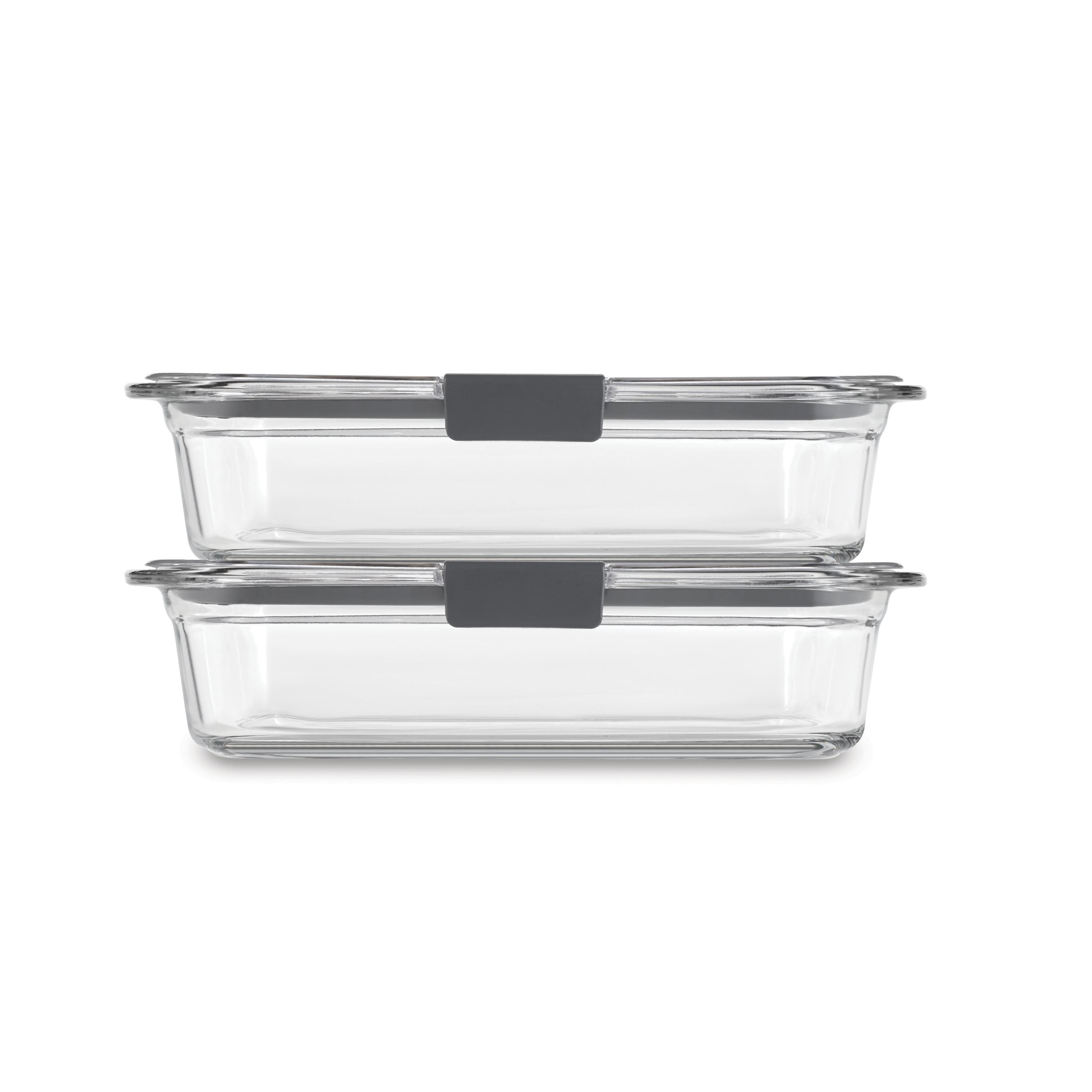 Rubbermaid® Brilliance Glass Food Storage Containers, 2 pk - Fred Meyer