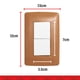 thumbnail image 3 of SET 2 PLACAS Sanelec con Apagador Sencillo y Escalera 4507, 3 of 5