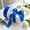 Blue-BU, variant on MMJ Satin Ribbon 4cm Wide Polyester Textile Binding Tape for Gift Wrapping Cake Decoration Floral Arrangement Crafts