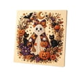 thumbnail image 2 of Halloween Ghost Pearl Art DIY Kit, 3D Diamond Painting Crafts for Adults, Spooky Cute Pearl Painting Kit, Fall Home Decor Wall Art, 2 of 7