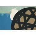 thumbnail image 2 of Sekka, Kamisaka 18x13 Gold Ornate Wood Framed with Double Matting Museum Art Print Titled - White heron from Momoyogusa, 2 of 4