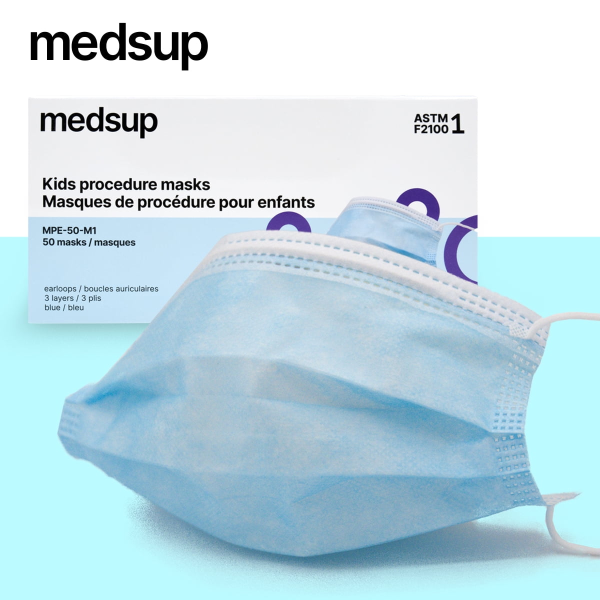 Masques De Procedure Medicaux Pour Enfants 50 Masques Walmart Canada