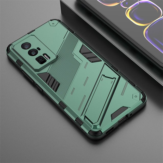 Para POCO F5 Pro Case 5G Cubierta 6.67 Pulgadas Punk armor A Prueba De Golpes Soporte De Goma Duro Parachoques Para Xiaomi
