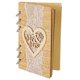 thumbnail image 5 of Wooden Guest Book Memorable Signature Message Notebooks Gift For Wedding Party, Wedding Decor, 5 of 5