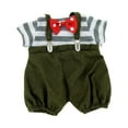 thumbnail image 3 of Pantalones con tirantes Hugo para muñecas 38 cm 3 piezas camiseta con pajarita, 3 of 8