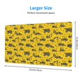 thumbnail image 2 of Bingfone Vintage Excavator Large Gaming Mouse Pad,Extended Desk Mousepad with Stitched Edges,Non-Slip Base,Water Resist Keyboard Pad for Gamer, Office & Home, 29.5 x 16 in, 2 of 6