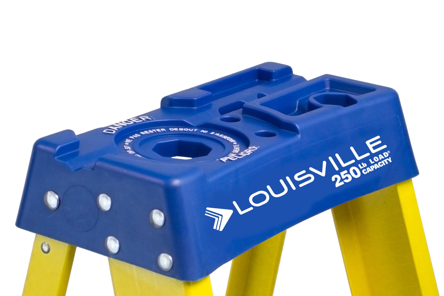 Louisville Ladder 4' Fiberglass Step Ladder, 8' Reach, 250 lbs Load Capacity, FS2004