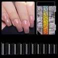 thumbnail image 2 of 500PCS Nail Extension Mold DIY Reusable False Nail Tips Gel Nail Mold for Women, 2 of 10