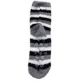 thumbnail image 7 of 12 Pairs Fuzzy Socks Womens Girls Microfiber Cozy Soft Warm Fluffy Non-Skid Anti-Slip Gripper Bottom Slipper Socks for Home Hospital and Travel Striped, 7 of 7