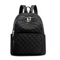 thumbnail image 1 of Mochila Con Cremallera Minimalista Casual, Mochila Acolchada Con Detalles, Bolsa De Almacenamiento De Viaje Para Mujeres, 1 of 4