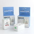 thumbnail image 2 of Transemion ABS Travel Charger Plug Portable Replacement Electrical 4 in 1 Slide Switch Travelling Power Converter with Storage Bag Shown as Picture 1Set, 2 of 6