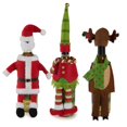thumbnail image 1 of Design Imports CAMZ10890 Santa&44; Renne & Elfe Bouteille de Vin Tenues Ensemble - Lot de 3, 1 of 10
