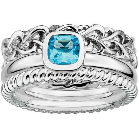 Sterling Silver Stackable Expressions Ring Set