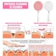 thumbnail image 2 of Cepillo de limpieza facial compatible con cepillo de dientes eléctrico Oral-B para limpieza profunda, exfoliación suave, eliminación de puntos negros, masaje, limpiador facial de silicona Ormromra LRWJ164-3, 2 of 7